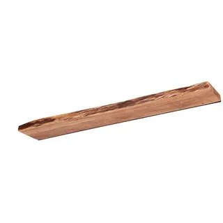 Kawola Wandregal Ergea Holz Akazie , Naturfarben , Rechteckig , 120x4x20 cm , Wohnzimmer, Regale, Wandboards