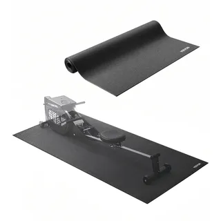 Vevor Laufbandmatte für Teppichboden Bodenschutzmatte (760 x 1525 mm) für Sportgeräte 6 mm dick, Trainingsgerätematte für Laufbänder Heimtrainer Liegeräder, hochdichter PVC-Bodenschutz