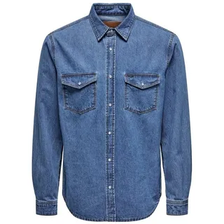 Only & Sons Jeanshemd »OS ONSBANE DENIM SHIRT« ONLY & SONS blue denim XXL