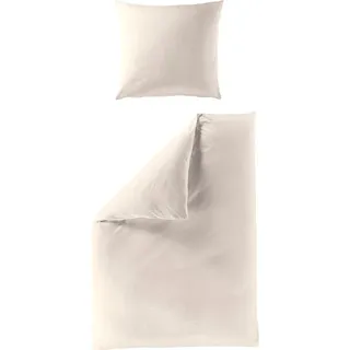 BIERBAUM Elegant uni Beige 135 x 200 cm + 2 x 80 x 80 cm