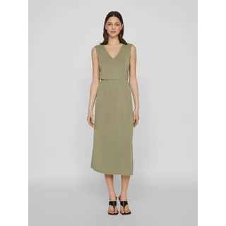 Vila Maxikleid »VIMODALA V-NECK S/L MIDI DRESS - NOOS«, grün