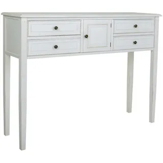 Wanderlust Flurtisch aus weiß lackiertem Holz 120x36x92 , 120x92x36 cm , Wohnzimmer, Wohnzimmertische, Konsolentische