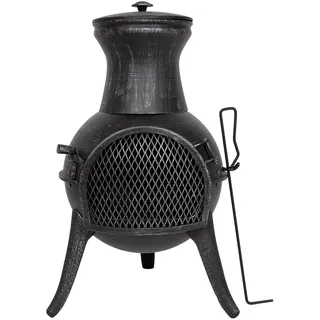 La Hacienda - Terrassenkamin Squat (68 x 38 cm) - Schwarz