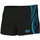Feel Badeshorts Schwarz/Türkis 3