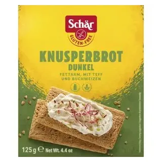 Schär Knusperbrot Dunkel 125 g,