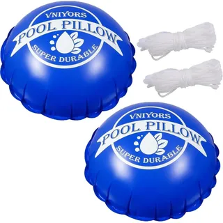VniYors Poolkissen Winter 120x120 cm Luftkissen XXL Poolabdeckung