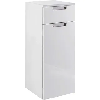 Schildmeyer "Mars", weiß (weiß, weiß), B:33cm H:88,4cm T:35cm, Schränke, Unterschrank