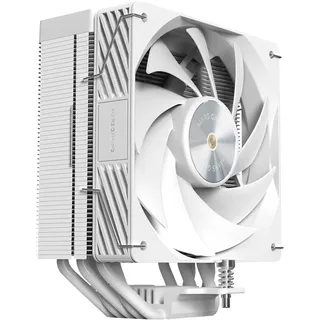 Mars Gaming MCPU-X5, CPU-Kühler 280W TDP, 5x HCT-Heatpipes der Neuen Generation, PWM-Lüfter SI Extreme-Silent 120mm, Hyperbalancierter Kupferkern, Universelle Intel- und AMD-Kompatibilität, Weiß
