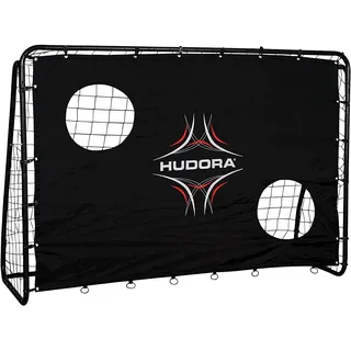 Hudora Fußballtor Schwarz 76 x 152 x 213 cm