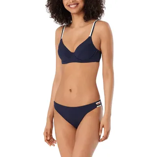 Schiesser Damen 179205 Bikini-Set, dunkelblau, XS