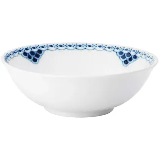 Royal Copenhagen Princess KOMPOTTSCHALE, Porzellan, Weiß-Blau, 15,5cm