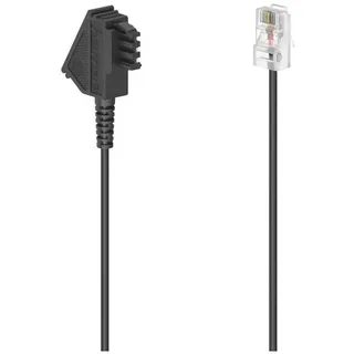 Hama DSL Anschlusskabel [1x TAE-F-Stecker - 1x RJ45-Stecker 8p2c] 0.5m Schwarz