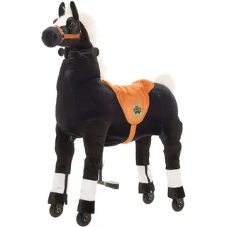 animal riding b.v animal riding Reitpferd Maharadscha X-Large, Reittier ab 8 Jahre, Sattelhöhe 80 cm, schwarz