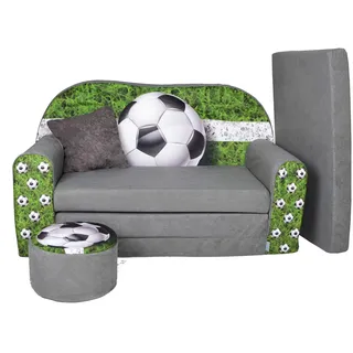 Kindersofa Football Sofa Kinderzimmersofa zum Aufklappen FORTISLINE