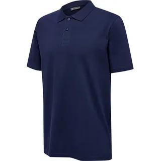 hummel HML Klassisches Poloshirt, Rot, Marineblau, Größe 4XL