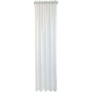 Homing Gardine »Keela« verdeckte Schlaufen 1 Stk. tlg. Blätter, floral, Blumen, Wohnzimmer, Schlafzimmer, transparent HOMING white 245 cm