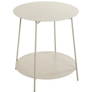 Haku-Möbel Beistelltisch - grau Ø: 50.0