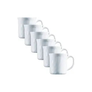 ARCOROC Kaffeebecher Trianon White weiß 290,0 ml, 6 St.