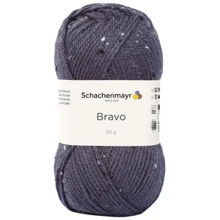 Schachenmayr Bravo, 50G graublau Tweed Handstrickgarne