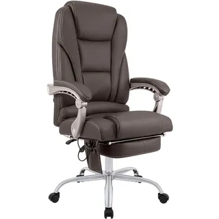 CLP Chefsessel Leder Braun