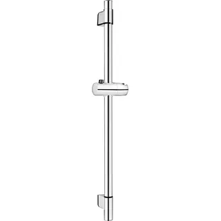 CORNAT Wandstange "Cervia" - 65 cm Länge - Variable Wandbefestigungen - Mit Drucktastenschieber - Verchromt / Duschstange / Brause-Stange / Duschhalterung / TECB3441