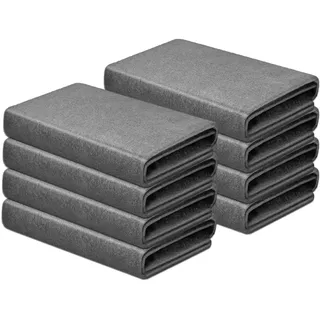 Vicloon Verdicktes magisches Reinigungstuch, 8 Stück 30x30cm Wiederverwendbare Mikrofaser Magisches Reinigungstuch Verdickt, Streifenfreies Wundertuch Für Geschirrtücher,Staub Lappen,Autos