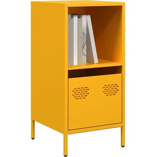 vidaXL Sideboard Senfgelb 35x39x73,5 cm Kaltgewalzter Stahl - Gelb
