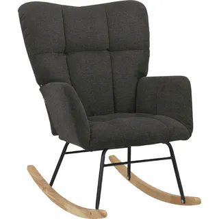 Home Affaire Ohrensessel Anika Polyester 71 x 98 x 89 cm Schwarz