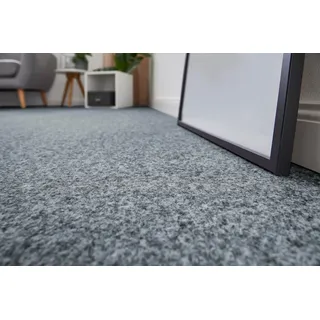 Andiamo Teppichboden »Invita, Nadelvlies, Made in Belgium« rechteckig 5 mm Höhe melierte Optik, Breite 200 cm oder 400 cm, robust & strapazierfähig, grau