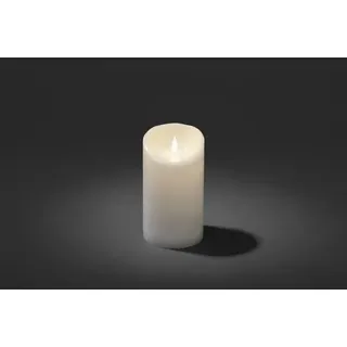 Konstsmide 1842-100 LED-Echtwachskerze Weiß Warmweiß (Ø x H) 100 mm x 180 mm