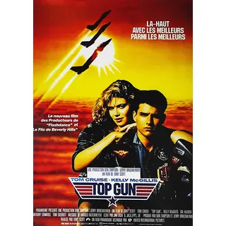 KUSTOM ART Dekoratives Poster für die Wand, Serie Filme, Proms, Top Gun Tom Cruise, Kunstdruck auf beschichtetem Papier, 42 x 30 cm, ohne Rahmen