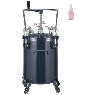 Vevor Druckbehälter Farbbehälter Sprühfarbe Drucktopf 30 L Drucktank, 70 psi Lackierpistole Farbbehälter Φ 80 x 42,5 cm Spray Paint Pressure Pot Tank Paint Container Farbspritzpistolen Lacken, Flecken