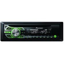 Pioneer DEH-150MPG CD-Tuner, Front AUX-IN, 4X 50 Watt, Displaybeleuchtung weiß, Tastaturbeleuchtung grün, MOSFET-Verstärker, 5-Band Graphic Equalizer