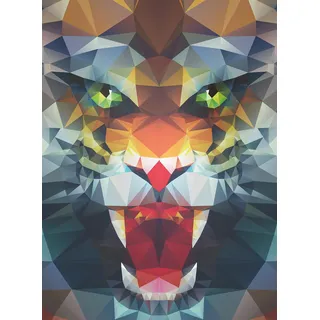 Ravensburger Löwe aus Polygonen