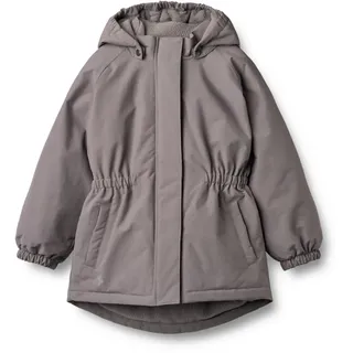Outdoorjacke WHEAT "Jacket Petra", Mädchen, Gr. 128, lila (lila stone), Web, Obermaterial: 100% Nylon, unifarben, A-Linie ca. Mitte Oberschenkel, elastischer Bund, Jacken Outdoorjacke, wasserdicht, atmungsaktiv und leicht wattiert