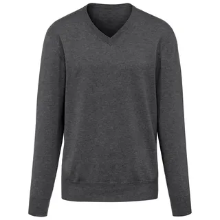 V-Pullover aus 100% Premium-Kaschmir Peter Hahn Cashmere grau