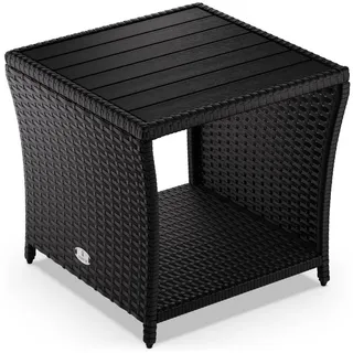 CASARIA Beistelltisch 45x45x40cm schwarz