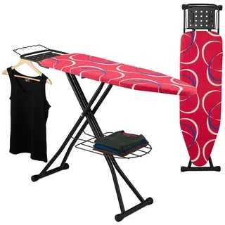 Relaxdays Bügelbrett für Dampfbügeleisen, 110 x 33 cm, , Haushalt & Reinigung