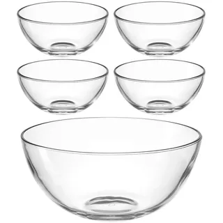 LEONARDO Schalen-Set CUCINA transparent 5-tlg.