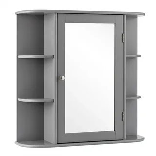 Costway Spiegelschrank 17 cm grau
