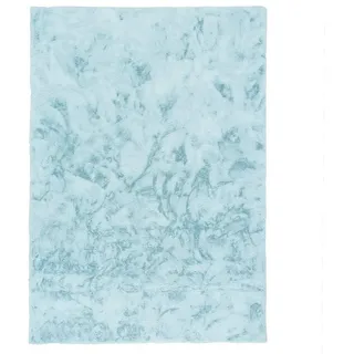 Pergamon Luxus Super Soft Fellteppich Plush Türkis 60x90cm