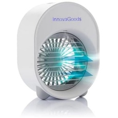 Bild - Mini-Ultraschall-Luftbefeuchter mit LED, Leise und Energieeffizient, 3 Geschwindigkeiten, Aroma-Diffusor Funktion, Weiß, Mini, ABS