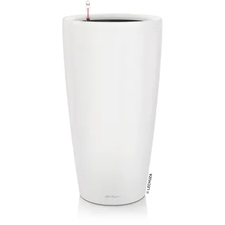 LECHUZA Rondo Premium 32 Ø 32,5 x 56 cm Weiß Matt