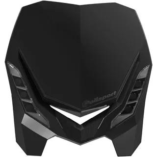 Polisport 8670800002 - E-BLAZE Kohlefaser-Scheinwerfer mit LED-Lampe, kompatibel mit allen Motocross-/Enduro-Modellen in Farbe schwarz