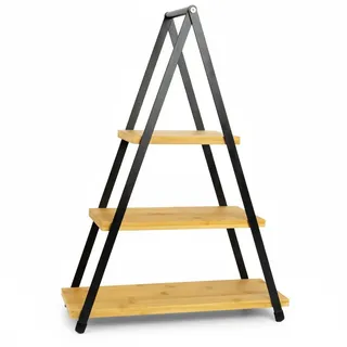 Excellent Houseware Etagere Holz 53 cm , Naturmaterialen , 53 cm , Geschirr, Tischkultur & Serviergeschirr, Etageren