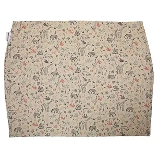 HOBEA-Germany Baby-Lagerungsbezug für Stillkissen XXL Lagerungskissen Schwangerschaftskissen Seitenschläferkissen groß (Safari beige)
