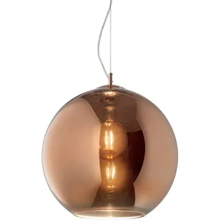 Ideal Lux Nemo L Glaskugel Pendelleuchte Kupfer Ø 40cm Pendellampe Hängelampe Rund - Kupfer