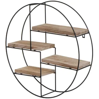 MCW Wandregal Beige , Holz , 45x45x11 cm , Wohnzimmer, Regale, Wandregale