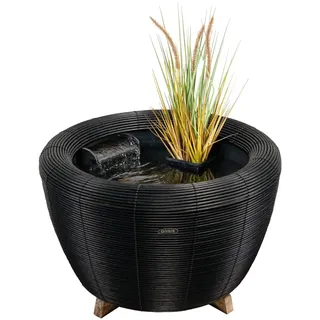 velda Orbis Mini-Teich mit Wasserfall – Kompakter Design-Teich mit energiesparender Pumpe, sicherer 36V-Technologie und Transformator – Ideal für Innen- und Außenbereiche