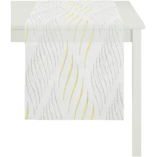 Apelt Läufer, Polyester, Gelb, 48 x 140 x 0.5 cm